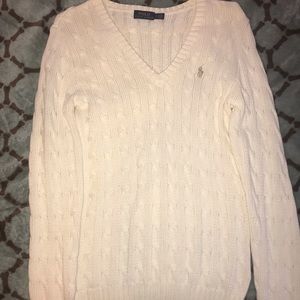 white ralph lauren sweater